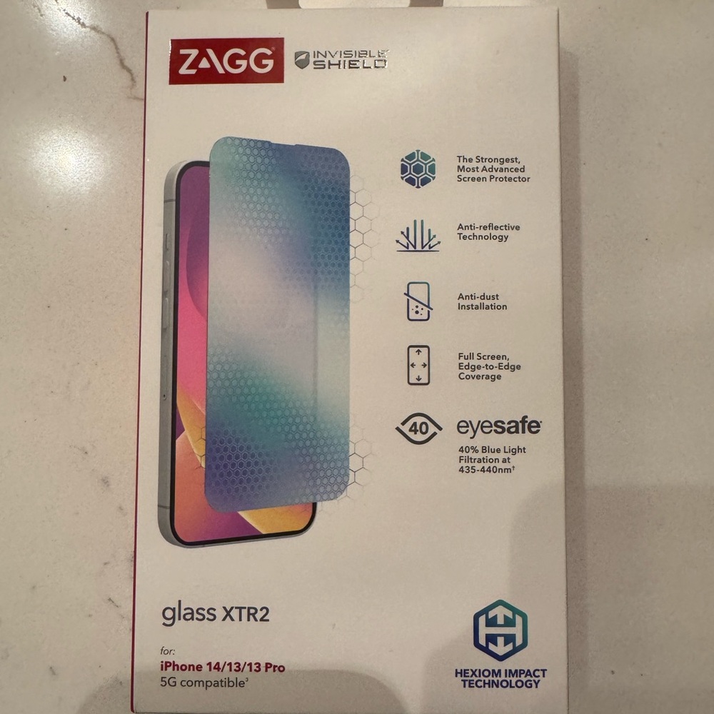 Zagg invisible shield screen protector